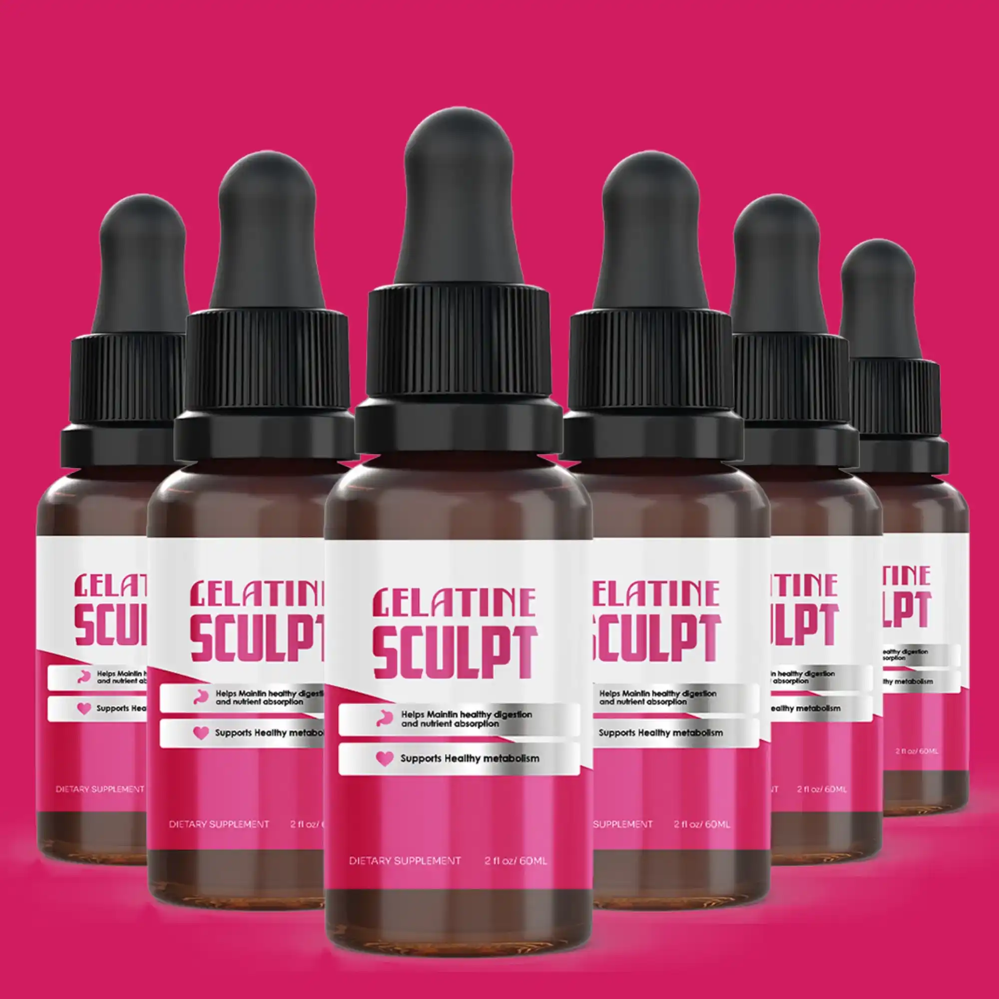 Gelatine Sculpt product bottles – start your journey